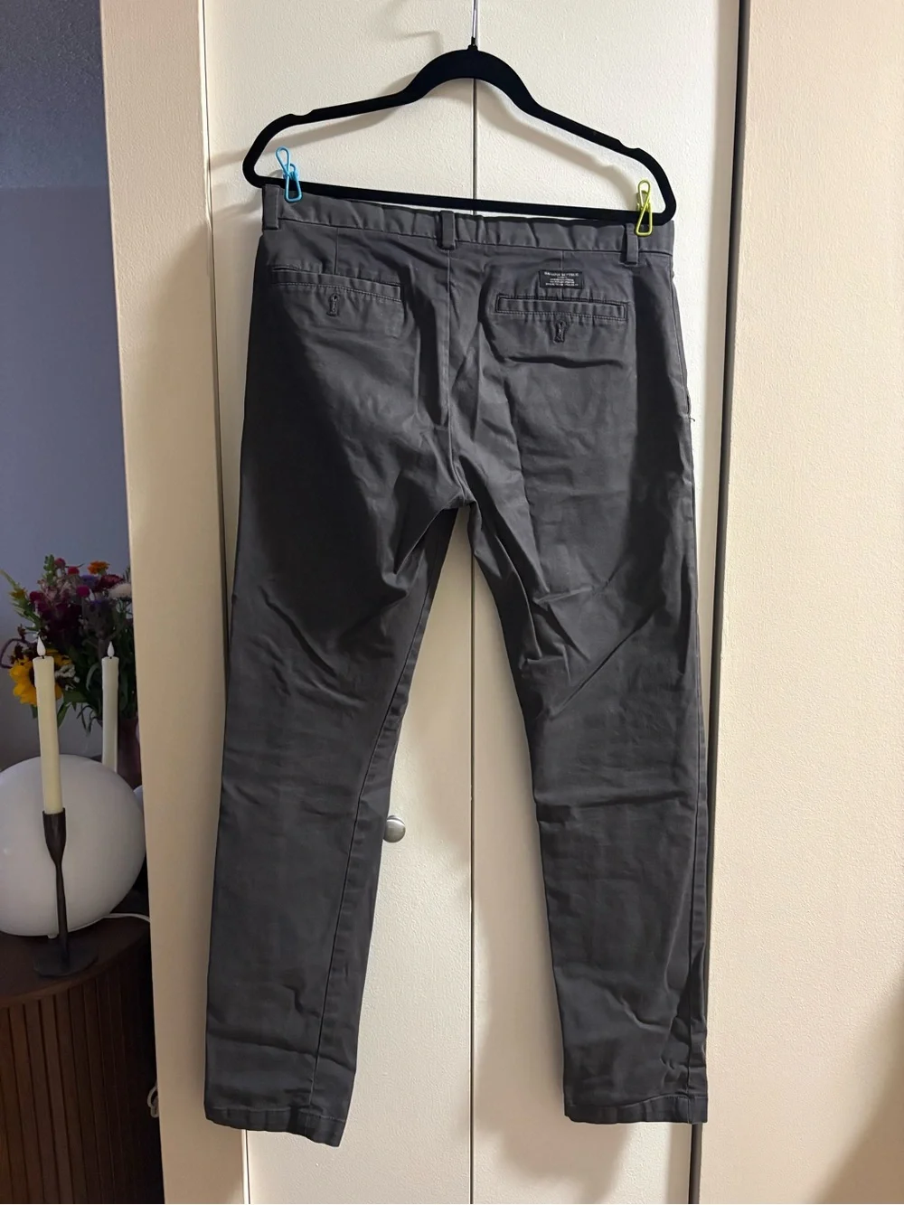 Banana Republic Men's Charcoal Gray Chino Pants